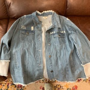 Easel denim oversized shirt medium